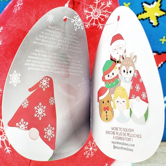 Squishmallow Guri the Gnome 8" UltraSoft Stuffed Christmas Holiday Plush Toy NWT - Picture 11 of 12